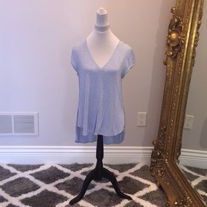 Anthropologie- women’s light blue v-neck